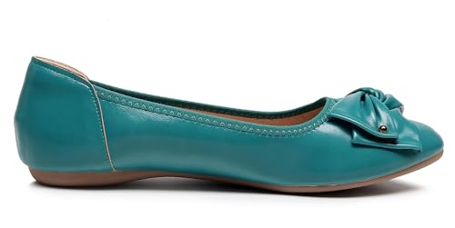VenusCelia Women's Bows Dance Flats Shoes3