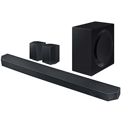 Image of Samsung HW-Q990C 11.1.4 ch. Wireless Dolby Atmos Soundbar and Rear Speakers Bundle with 2 YR CPS Enhanced Protection Pack