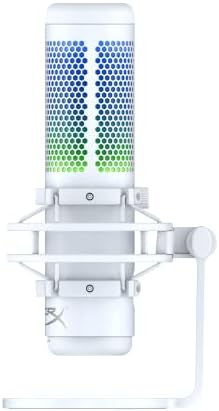 HyperX QuadCast S  RGB USB z kondensatorem PC, PS5, PS4 i Mac, Antywibracyjny Obsługa przeciwuderzeniowa, cztery wzorce polarne, filtr antypop, regulacja wzmocnienia, gry, streaming, podcast