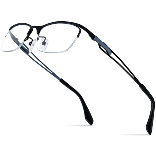 Image of FONEX Pure Titanium Glasses Frame Men Square Eyeglasses Optical Eyewear F85775