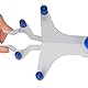stonylab Doppel Bürette Klemme aus Aluminium, Verstellbar Doppelte BüretteKlemme Schmetterlings-Stil federbelastetes Laborzubehör, Aluminum Double Burette Clamp für Labor