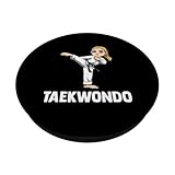 Zoom IMG-1 ragazza combattente di taekwondo popsockets Zoom IMG-1 ragazza combattente di taekwondo popsockets