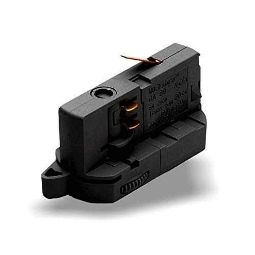 MULTI-adapter Universaladapter GA69 für 3-Phasen Stromschienen zur Leuchtenabhängung/Strahlerumbau | versch. Ausführungen. (Schwarz)