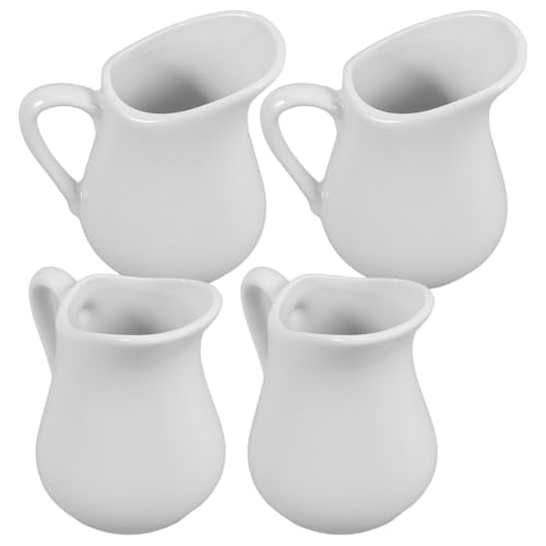Jarras pequeñas de cerámica de 80ml, la solución elegante para servir salsas y café latte 2