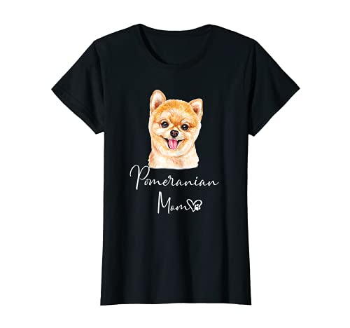 Ottima idea regalo di compleanno o di Natale per l'allevatore, il veterinario e il proprietario del cane. Simpatica grafica cane Spitz piccolo e nano POMERANIAN per lei. Divertente costume da proprietario di cane Spitz piccolo e nano.