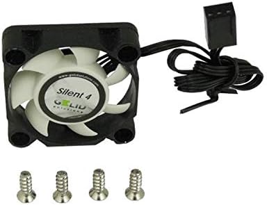 GELID Solutions Silent 4 - 3-Pin fan of 40mm for Standard Case, Black - Image 4
