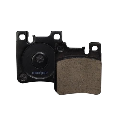 Image of Detroit Axle - Rear Ceramic Brake Pads w /Hardware for Mercedes-Benz CLK430