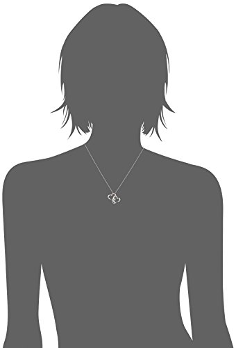 Amazon Essentials R3ANMFCGFW Sterling Silver Two Tone Double Heart Pendant Necklace Made thumb #3