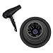 Universal Collapsible Hair Dryer Diffuser, Silicone Blow Dryer Diffuser Attachment Portable Travel Hair Dryer Diffuser for Home Hair Salon, Suitable for Nozzle 1.4 in to 2 in (Black)
