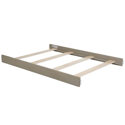 Image of Evolur Full-Size Bed Conversion Rails, Designed & Tested Cribs, Durable Hardwood Build with Secure Mattress Slats, Easy Assembly - Sienna