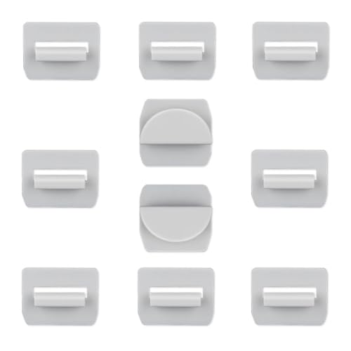 TSELLER for Tesla Model Y Roof Sunshade Clips 10 PCS(Grey)