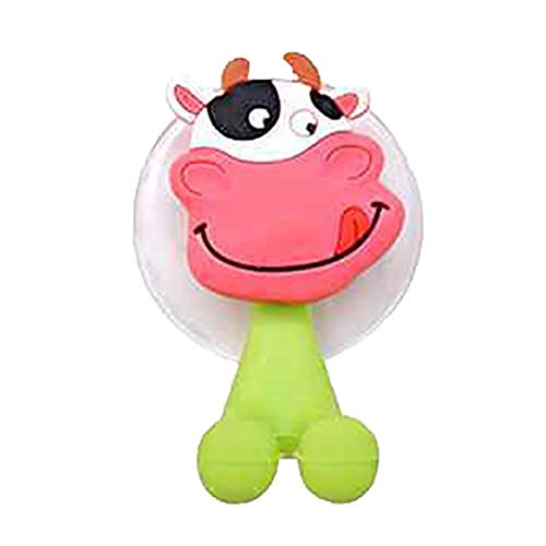 Brussels08-1 Soporte de Pared con Ventosa para Cepillo de Dientes con diseño de Animales de Dibujos Animados