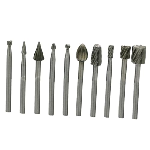 Set de 10 Fresas Rotativas de Alta Velocidad para Tallado miniatura 2