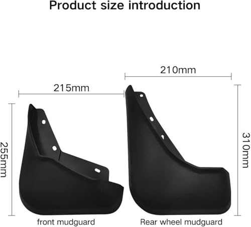 Guardabarros para Volvo XC60 2018-2022 delanteros y traseros con ajuste exacto 2