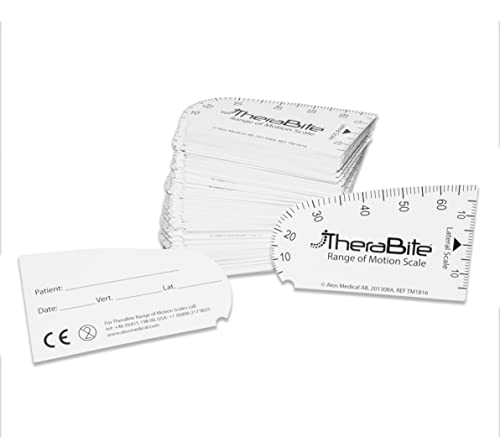 Rehabilitation Advantage TheraBite Jaw Range of Motion Scales, Box of 150