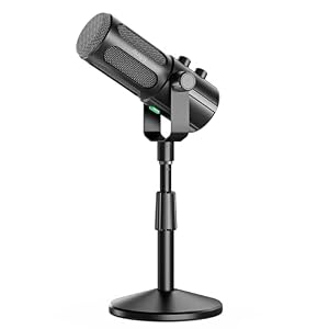 FIFINE AmpliTank TANK6S Vocal-Dynamic-Microphone, XLR-USB-Podcast-Microphon...