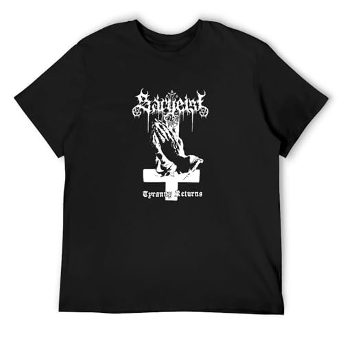 Sargeist Tyranny Returns Men Black T-Shirt Print Unisex Cotton
