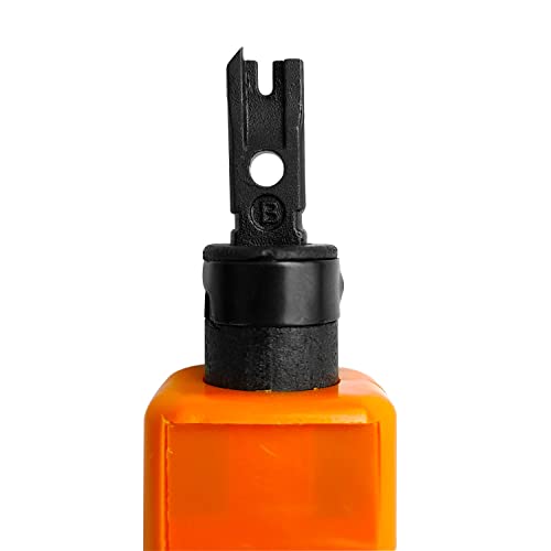 Alicate de Impacto Punch Down de Rede Laranja C/Regulagem