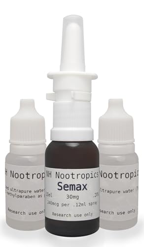 NH Nootropics Semax .20% (240mcg/spray) - 30mg, 15ml