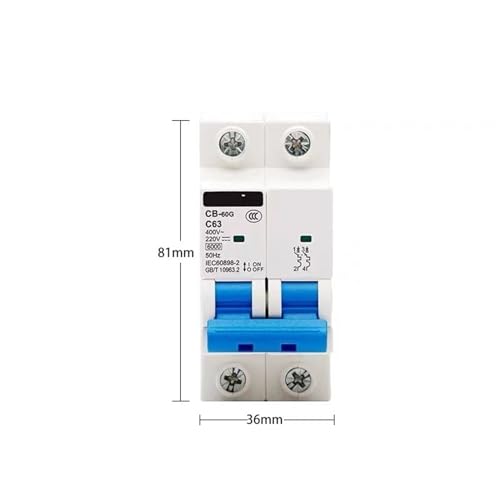 Disjoncteur miniature résolvant les pannes de courant continu 2P 4A CB-125G