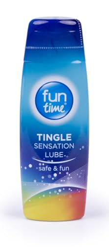Fun Time Water Based Edible Lubricant Gel, 75ml, for Extra Fun and Intimate Sexual Activity Pack of 1 Flavour (Tingle)