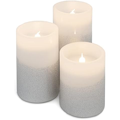 Elanze Designs LED-Stumpenkerzen, flammenlos, 15,2 cm Cover