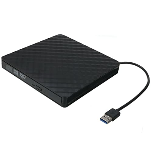 jiande External CD DVD Drive Pop-up Neutral USB 3.0 External Optical Drive Mobile Diamond Drill Face Desktop Computer Notebook External Optical Drive