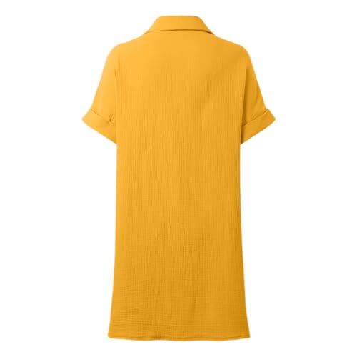 Robe ample manches courtes anti-chaleur pour morphologies généreuses