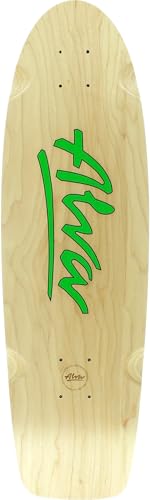 Alva Skateboards 1978 Lost Model Natural/Green Old School Skateboard Deck - 8.5