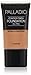 Palladio Powder Finish Liquid Foundation, Natural Matte Appearance, Reduces Fine Lines, Covers Large Pores, Hides Imperfections, All Day Wear, Sheer to Medium Coverage, Golden Beige