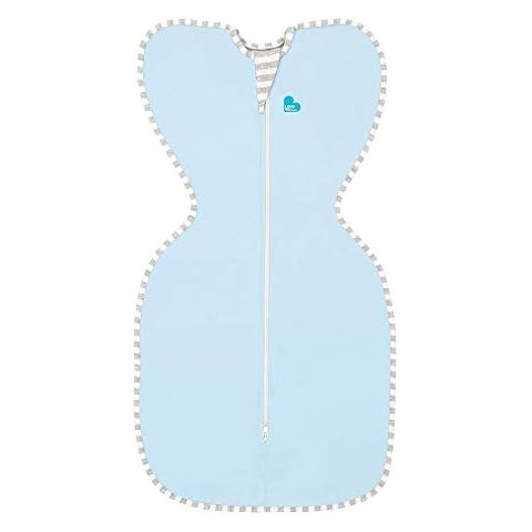 Love To Dream Swaddle UP Original, Swaddle Blanket 1.0 TOG, Medium 6kg-8.5kg, Blue Cover
