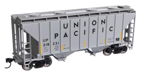 Walthers Mainline 910-7995 HO Scale 37' 2980 Cubic-Foot 2-Bay Covered Hopper - Ready to Run - Union Pacific(R) #218221