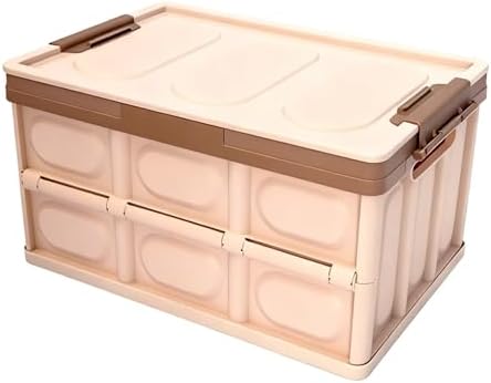 Foldable Outdoor Storage Deck Box - Large Capacity PP Organizer for Home, Car Trunk, and Camping - Convenient Carrying Handle - Green, 42cm/16.5in