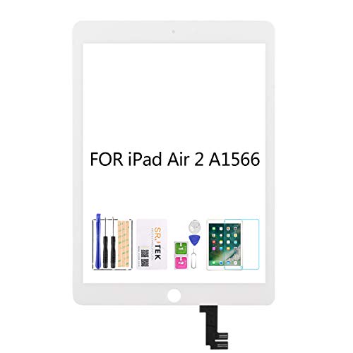 SRJTEK for iPad Air 2 2nd Gen 9.7 A1566 A1567 Touch Screen Replacement