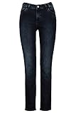 GINA LAURA Damen Jeans Julia, schmale Passform, Taschen Ziernähte Blue Denim 42 802560902-42