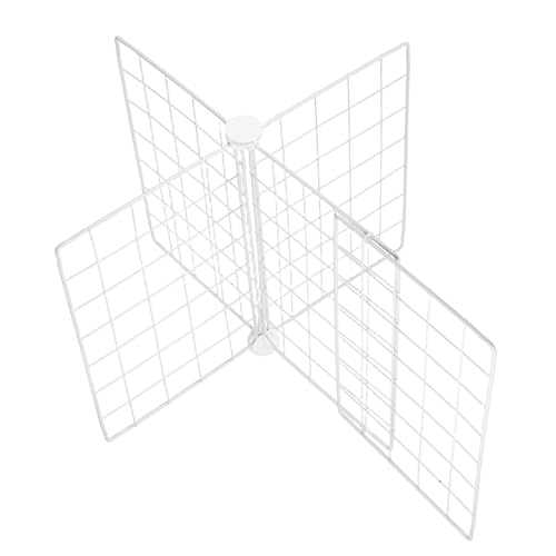 FOMIYES Kühlschrank Trennwand aus Eisen Verstellbar Metall Drahtteiler für Gefrierschrank Belüftetes Gitter Platzsparend für Kühl und Gefriergeräte Innenregal Organizer