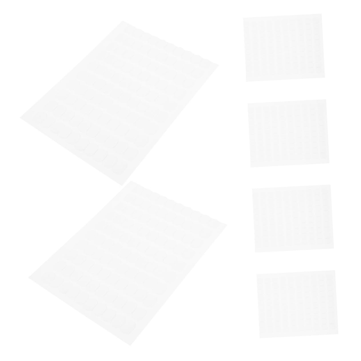 STOBAZA 600pcs Transparent Sticky Nails Adhesive Dots for Wall Hanging Double-Sided Adhesive Tabs Removable