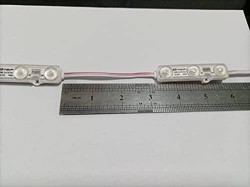 Módulo LED azul 12V para rótulos con 100 piezas impermeables y cinta adhesiva 6