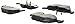 StopTech 309.03960 Sport Brake Pads with Shims and Hardware