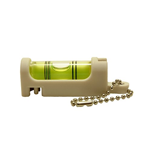 アカツキ製作所 (Kod) 携帯気泡管水平器 水平くんプラス ボディ:白 気泡管:黄 SU-WY