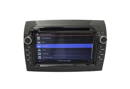 BergGPS - FIAT Ducato Camper Navigation Radio - WiFi - Carplay/Android Auto - Wohnmobil Plätze/APPS - Europa