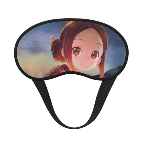 からかい上手の高木さん アイマスク 睡眠用 安眠 圧迫感なし 遮光 快眠 グッズ 遮光率99 昼休み 旅行 出張 軽量 目隠し ブラック 男女兼用 通気性 母 誕生日プレゼント 父の日 恋人