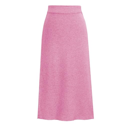 Jupe mi-longue en laine pour rester élégante au bureau cet hiver