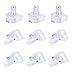 50PCS Clear Shelf Support Pegs Shelf Holder Pins Bracket Cabinet Clips Holder Furniture Hardware Shelf Clips