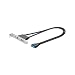 Produktbild Goobay 95369 Slotbracket 2x USB 3.0 19 Pin Motherboard Anschluss, 0,6m