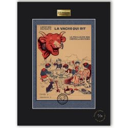 Poster Akimoff La Vache qui rit L'amie des enfants 30x40cm