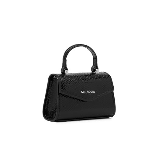 Image of Miraggio Roxie Top Handle Mini Sling Bag With Adjustable & Detachable Crossbody Strap | Crossbody Bag For Women Casual Holiday Look | Statement Bags For Women