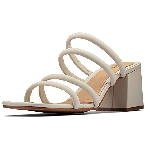 Mules Clarks Sheer65 White 35,5 en cuir premium blanc et finitions artisanales