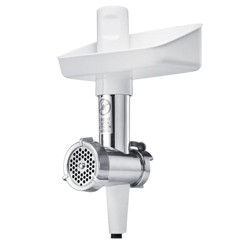 Bosch - Picadora de carne, Accesorio MUM Serie 2, Blanco y Acero, MUZS2FWW