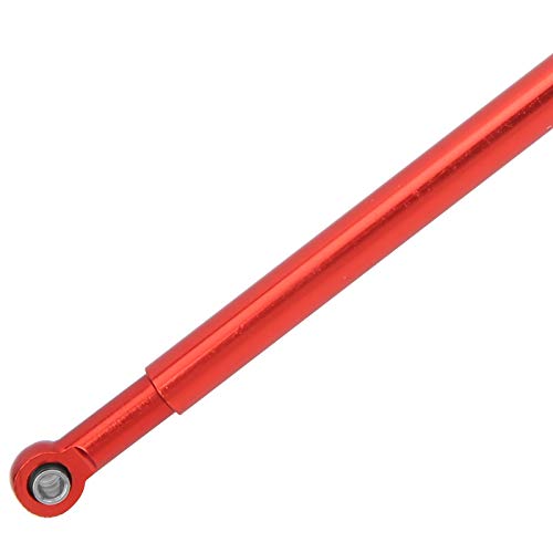 Chiciris 1/12 Steering Rod, Rc Steering Tie Rod, 2 Lengths High-End For Mn86K Fit 1/12 Rc Car(Red) #TOP6